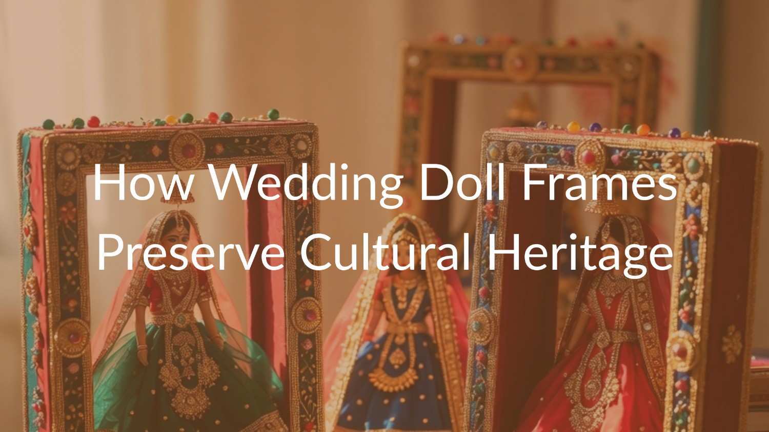 How Wedding Doll Frames Preserve Cultural Heritage for NRI Couples